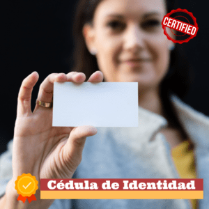 CEDULA DE IDENTIDAD