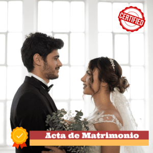 ACTA DE MATRIMONIO